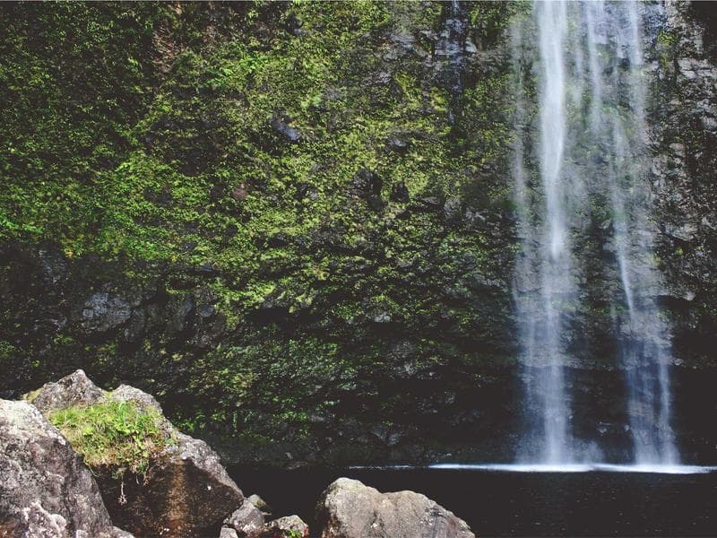 A professionally lit stage at a corporate event gala.